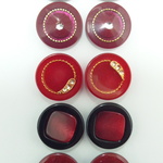 18ｍｍ◇10個入◇　♡再販♡　レッド　ペアアソート秋冬ボタン