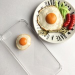 iPhoneケース　ミニつやつや目玉焼きのiPhoneケース　　
