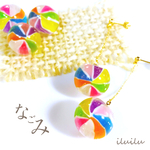 お正月にも♡かわいい♡　なごみ　都あそび飴ちゃまピアス　/キャンディー/あめ/和/人気
