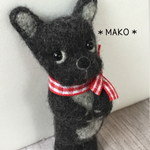 フレンチブルドッグのブローチ