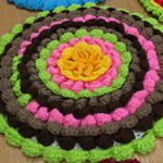 手編みおざぶ  *7