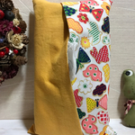 ★オーダー品   ラメ✨Happy鳥さん蝶ちょさん&靴・くつ・クツいっぱい&リネン   エコ ティッシュ・ケース リバーシブル❤️３つ