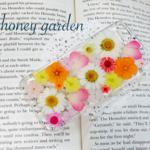 iphone5 iphone5s 押し花 happy♡（クリア）P
