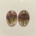 ドライフラワー ピアス