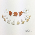 お花ピアス