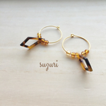 再販❤️フープとべっ甲ピアス