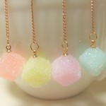 【再販】tomo☆グミやゼリーのよう★美味しそうなお菓子の可愛いイヤリング★