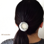 冬 フワモコ コロンと可愛いヘアゴム
