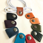 携帯充電コードホルダー（栃木レザー）