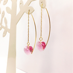 [30%off]スワロフスキー＊ハートのアメリカンピアス