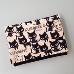 【再販×10】ポケットティッシュケース 黒猫ちゃん
