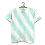 ナナメボーダー染め Tシャツ：TS-503