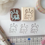 96 ！ うさぎ 消しゴムはんこ