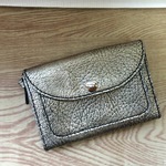 革のミニ財布＊シャンパン
