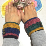 ★ 深みカラーに しやがれ! ★ 2way  ユニセックス リストウォーマー men's ladies' 