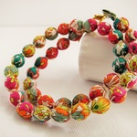 wrapping  bracelet ♦ tropical　flower