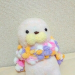 ほっこり＊むっちー＊　♡ピンク×ホッピンマフラー♡