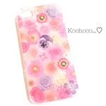 《iPhone5/5s/SE》お花畑のケース❀✿PP