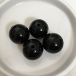 20㎜ ブラック アクリルビーズ【4個】