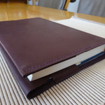 単行本用革のブックカバー　T-2