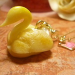 *限定*ネックレス(スワンシュー＆ピンク王冠)