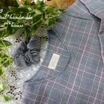 natural*(LL)グレンチェックチュニック