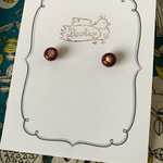 【送料無料♪試作品特別価格♪】ボルドープチピアス