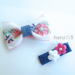 ［C様ご予約品］赤ちゃんもOK♡KIDSヘアクリップセット