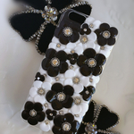 iPhoneケースジュエリー★Black&White