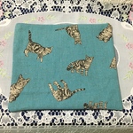 猫ちゃんのメガネ、画面拭き♪