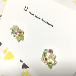 フルーツパズルのピアス