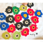 北欧お花のエコたわし×mariy