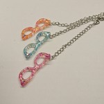 シェルメガネのバックチャーム