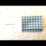 移動ポケット☆水色ギンガムチェック☆