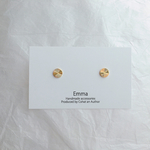 ✶gold circle petit earring✶