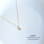 【noblehi】first star　ネックレス