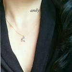 Swarovski Star Gold Charm Necklace