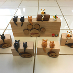 並べて飾ってねこだらけ ナチュラル5点セット