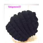 [yoshirin822様オーダーページ]simpleニット帽(black)