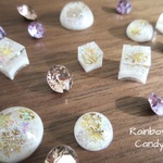 snow white☆☆dome & cube ピアス･イヤリング