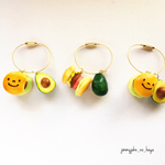 【新作】アボカドとアボカド地味バーガーのバックチャーム