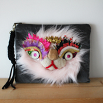 <再入荷!>Lion clutch/pink