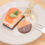 ショコラオランジュのバッグチャーム