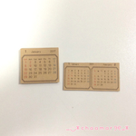 カレンダーシール＊2017.1〜2017.12