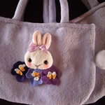 ☆ご奉仕価格☆パンジーうさぎちゃんのふわふわバッグ
