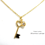 「my heart key 」ネックレス