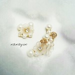 雪の華イヤーカフ＆イヤリング