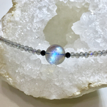 Labradorite.〜天然石ラブラドライトのネックレス〜