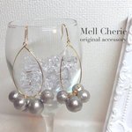 1名様❥❥シャンパングレー×実りピアス