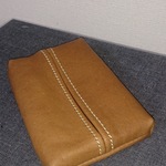 本革ポケットティッシュケースマチ付き